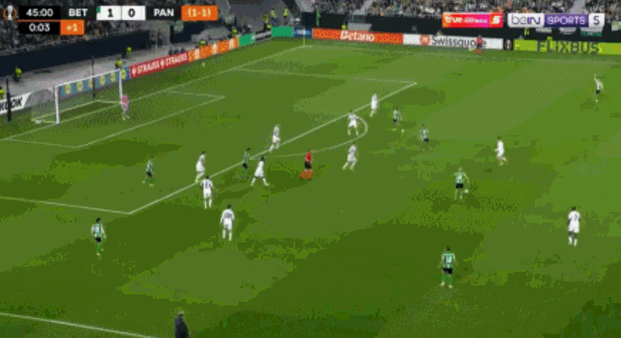 阿姆拉巴特世界波破门，皇家贝蒂斯2-0帕纳辛纳科斯