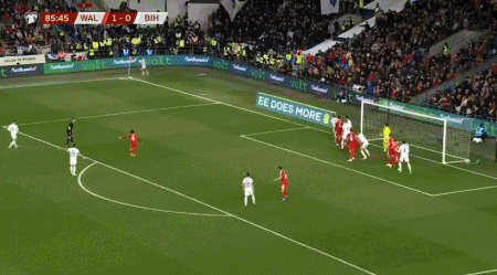 哲科头球破门准绝平，威尔士1-1波黑