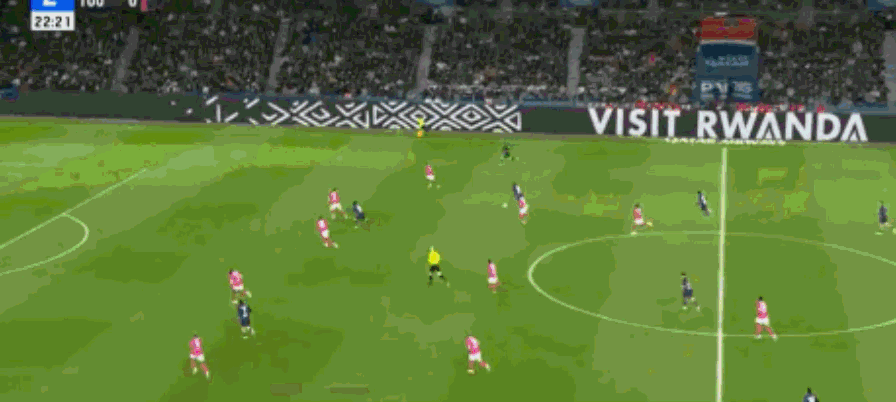 登贝莱凌空抽射破门，巴黎圣日耳曼1-0图卢兹
