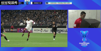 中谷进之介手球染红