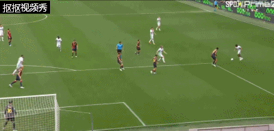 萨索洛大力抽射被热那亚门将比奇洛扑出