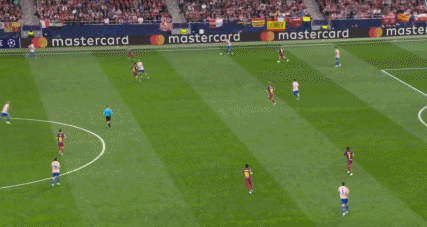 卢克曼扳回一城，巴萨2-1马竞