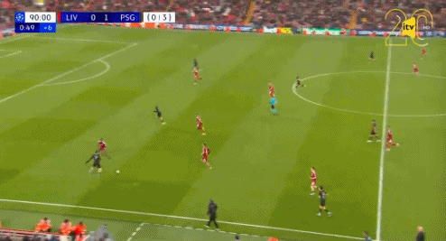 登贝莱梅开二度，巴黎圣日耳曼2-0利物浦