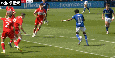 菲洛根凌空抽射被门将布林扑出底线