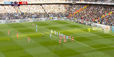 加布里埃尔头球击中奥赖利折射再度命中立柱