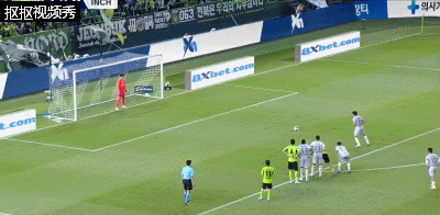 李望柱罚进点球，全北现代1-1仁川联