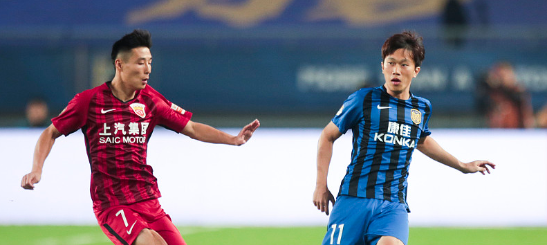 上港作客战平苏宁,仅领先恒大2分 国安主场2战不胜